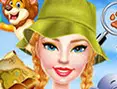 Barbie auf Safari
