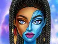 Blue Girls Makeup