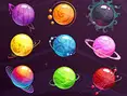 Bubble Shooter Planets