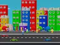 Colorful City Of Cards