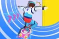 Cyber Surfer Skateboard