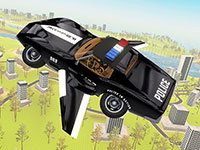 Flying Car Game Police Games
