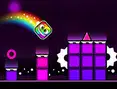 Geometry Neon Dash Rainbow