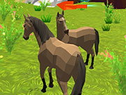 Horse Family Animal Simulator 3D