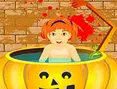 Little Baby Halloween Bathing