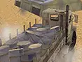 Lkw-Fahrer in der Armee