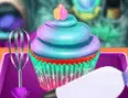 Mermaid Glitter Cupcakes