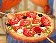 Pizza backen