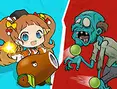 Plant Girl Defense Zombie