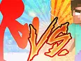 Red Stickman vs Monster School