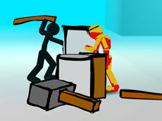 Stickman Street Fighting 3D