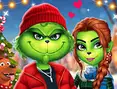 The Grench Couple Holiday Dress Up