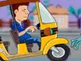 Verrückter Tuk-Tuk-Fahrer