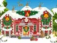 Weihnachtshaus schmücken